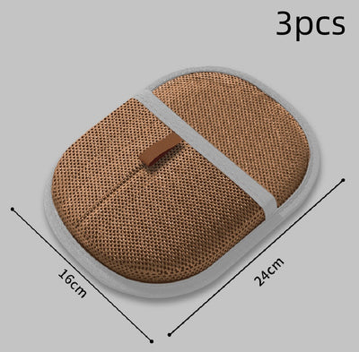 "Pet Hair Remover Grooming Glove – Deshedding Brush Mitt for Dogs, Cats & Rabbits with Long, Short & Curly Hair"