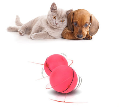 LED Laser Electronic Rolling Cat Toy Ball – Interactive Automatic Pet Play Toy
