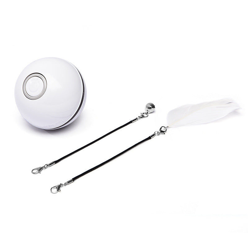 LED Laser Electronic Rolling Cat Toy Ball – Interactive Automatic Pet Play Toy