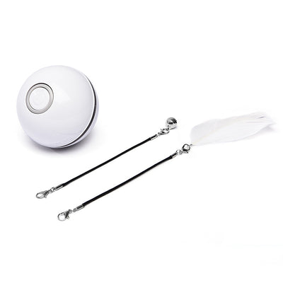 LED Laser Electronic Rolling Cat Toy Ball – Interactive Automatic Pet Play Toy