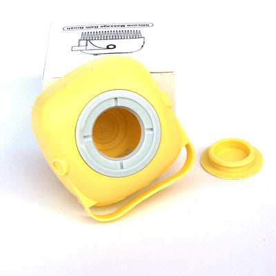 Silicone Dog Bath & Massage Gloves | Pet Grooming Brush with Shampoo Dispenser