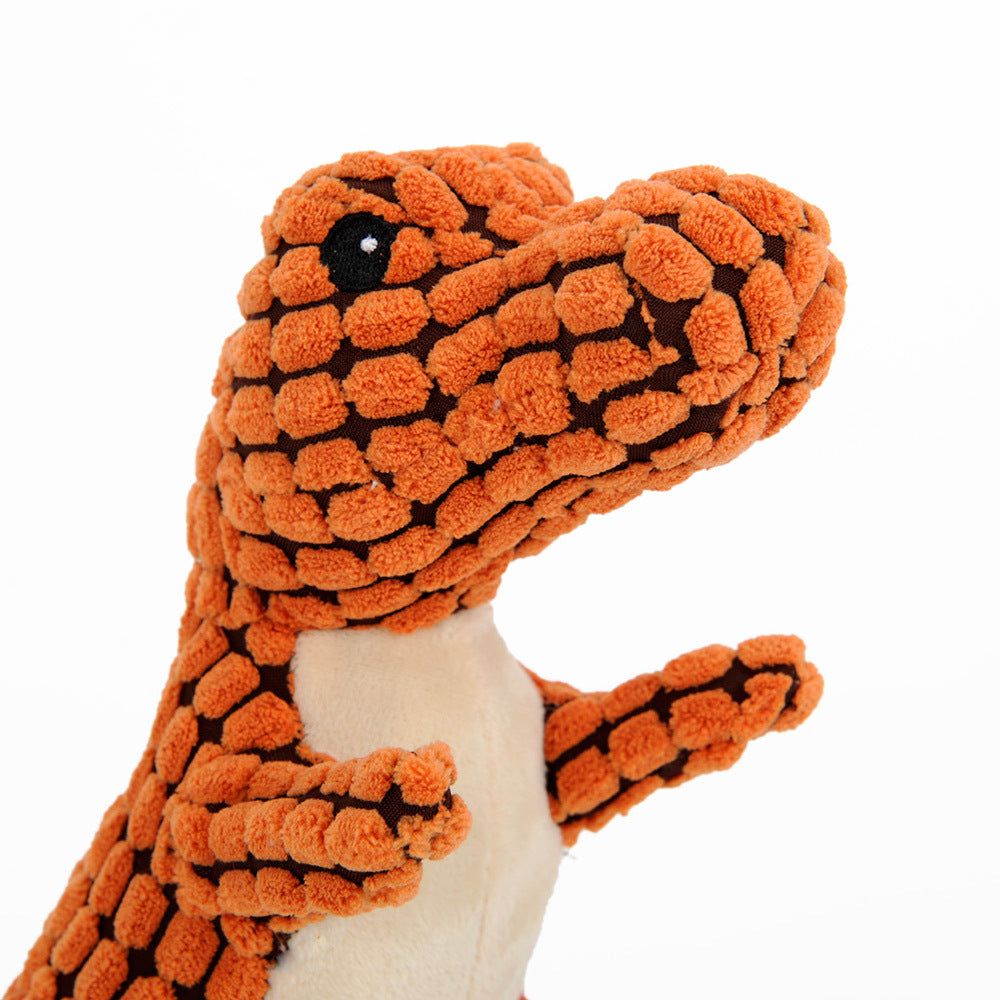 Dinosaur Plush Dog Toy for Large Dogs – Interactive Chew Toy with Squeaker, Soft Stuffing, Suitable for All Breeds