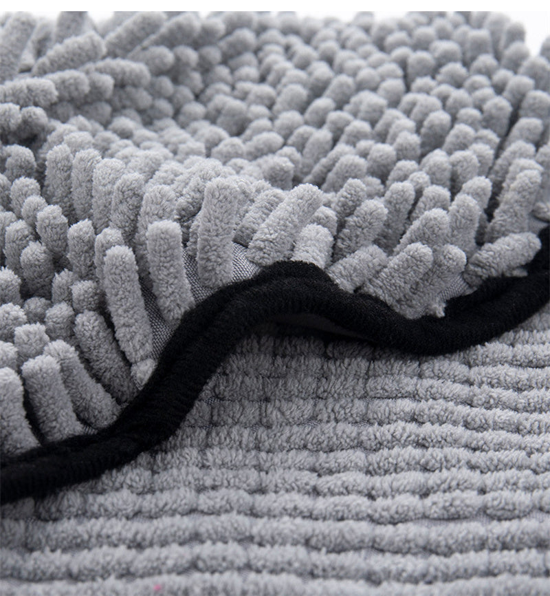 Microfiber Super Absorbent Pet Bath Towel – Quick-Drying Dog Bathrobe & Cat Towel